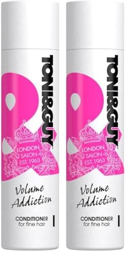 Image of Toni & Guy Volume Addiction Hair Volumising Conditioner for Fine Hair, 250ml (Pack of 2)