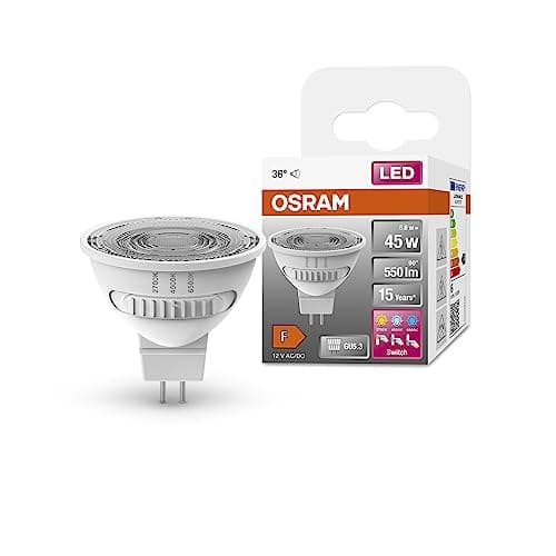 Image of OSRAM Led Spot Mr16 45 with Three Light Colors, Gu5.3, 5.6W, 550Lm, 2700K - 6500K, Warm, Cold and Daylight White, Color Temperature Changes, Very Low Energy Consumption, Long Life