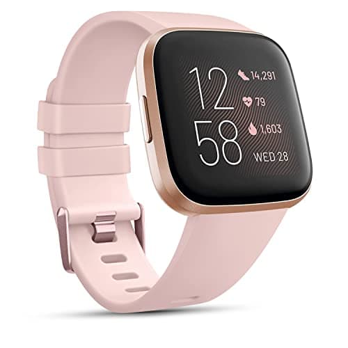 Image of Fitbit Versa 2 & Lite Silicone Sport Classic Replacement Straps for Women & Men (Nude Pink)
