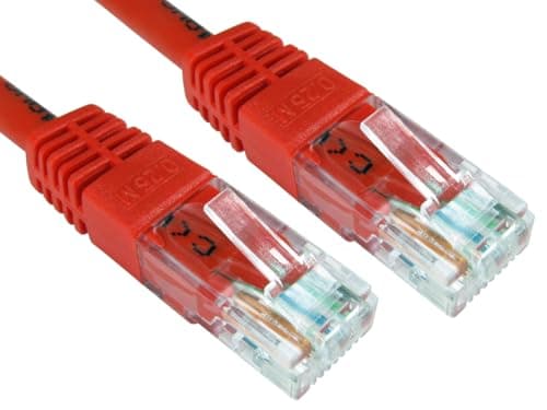 Image of CMS Cables 20m Cat6 Networking Patch Cable - Red