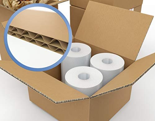 Image of Ambassador 307701 Packing Carton Double Wall Strong Flat-packed 457x457x457mm Ref SC-63 [Pack of 15] - Brown