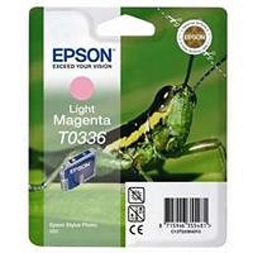 Image of Epson Stylus Photo printer original ink inkjet print cartridge T0336 Light Magenta Red