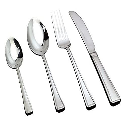 Image of Genware NEV-TK-HL Table Knife, Harley Pattern, 22 cm Length (Pack of 12)
