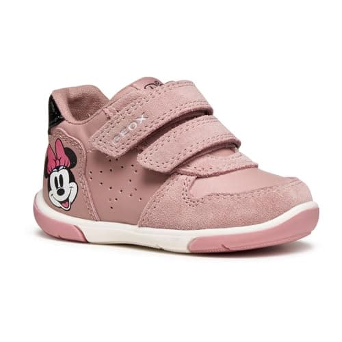 Image of Geox Baby B Zapito Girl First Steps Antique Rose/Black 23_EU