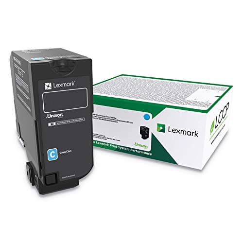 Image of Lexmark High Yield Cyan Return Program Toner Cartridge for US Government, 16000 Yield (84C0HCG)