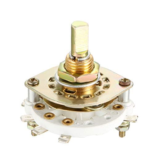 Image of sourcing map 2P3T 2 Pole 3 Position Selectable Single Deck Band Channel Rotary Switch Selector 8Pin
