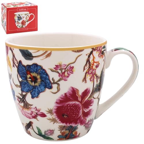 Image of Lesser & Pavey Anthina Breakfast Mug | Ceramic Coffee Mug for Home or Work | Premium Design Mugs for All Occasions | Lovely Mugs for Tea, Coffee & Hot Drinks