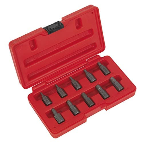 Image of Sealey Ak8181 Multi Spline Screw Extractor Set 10Pc