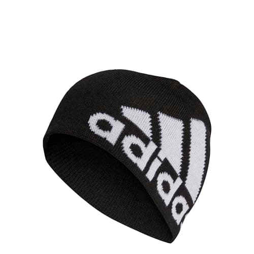 Image of adidas Unisex COLD.RDY Big Logo Beanie, Black/White, M