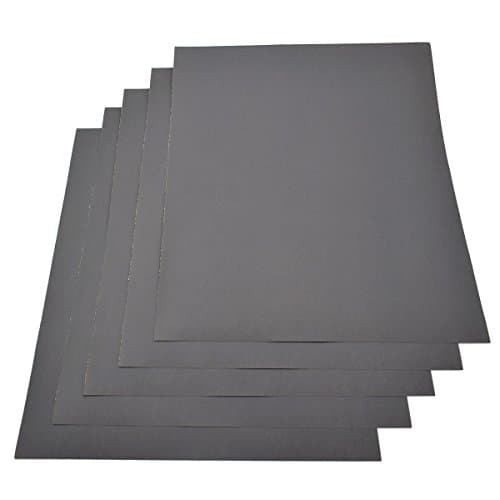 Image of 5 Sheets -Grit 1200 Waterproof Paper 230 x 280mm Wet/dry Silicon Carbide