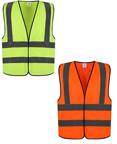 Image of Pioneer Safety Clara Mens Womens High Visibility Reflective Hi Vis Waistcoat EN20471 Class 2, Yellow,2XL