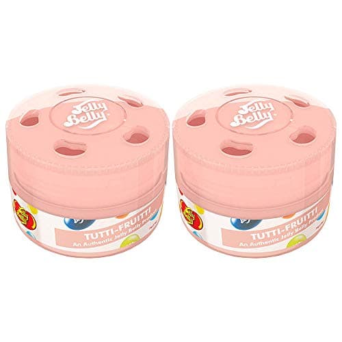 Image of Jelly Belly 2 x Gel Can Car Air Freshener Scent - TUTTI FRUITY