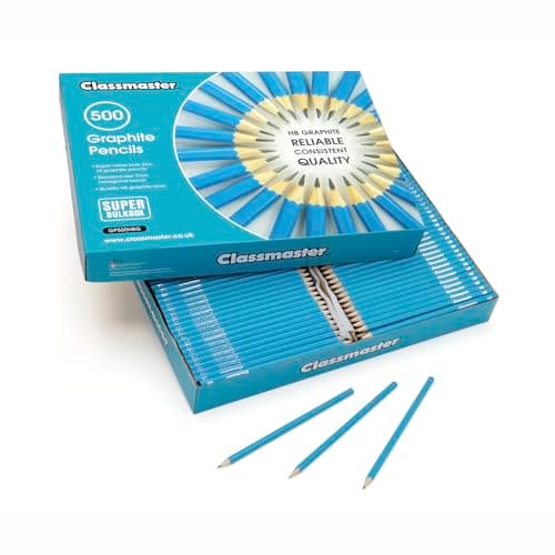 Image of Classmaster GP500HBG HB Graphite Pencils Value Box — Ideal for Art, Drawing, and Shading (Pack of 500)