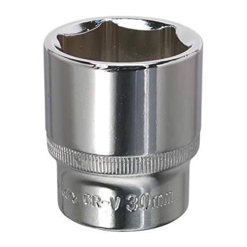 Image of Sealey Sp1230 Walldrive Socket 30Mm 1/2Sq Drive Fully Polished