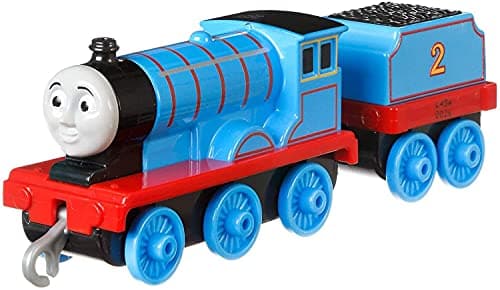 Image of Thomas & Friends Edward GDJ57, Thomas the Tank Engine & Friends Trackmaster Large Push Along Diecast Train Engine