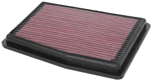 Image of K&N High-Flow Original Lifetime Engine Air Filter: Increase Power: Premium, Washable: Compatible with 2020-2025 Hyundai/Kia: Santa Fe, Sonata, Tucson, Sorento, Sportage, 33-5109