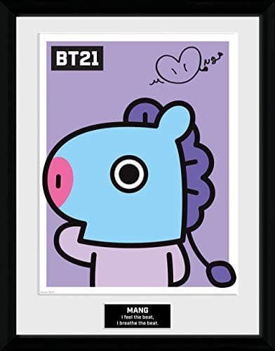 Image of GB eye BT21 Mang 30 x 40cm Framed Collector Print