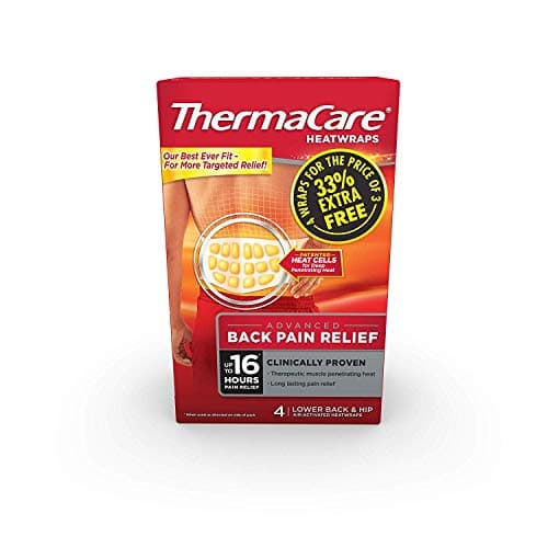 Image of ThermaCare Lower Back Heat Wrap Pack of 4