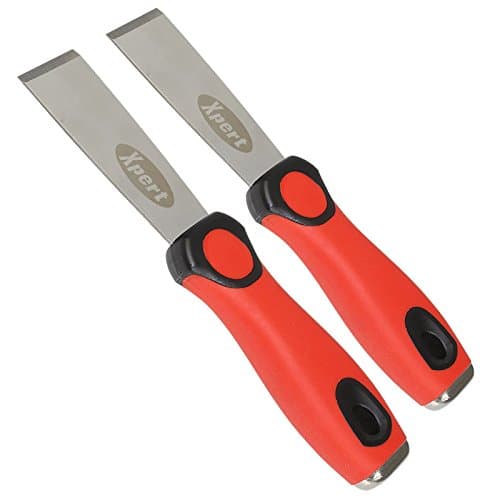 Image of 2 x 32mm Chisel Knife Bead Glass Removal Tool UPVC Window Deglazing Stiff Blade *MUTANO* TM