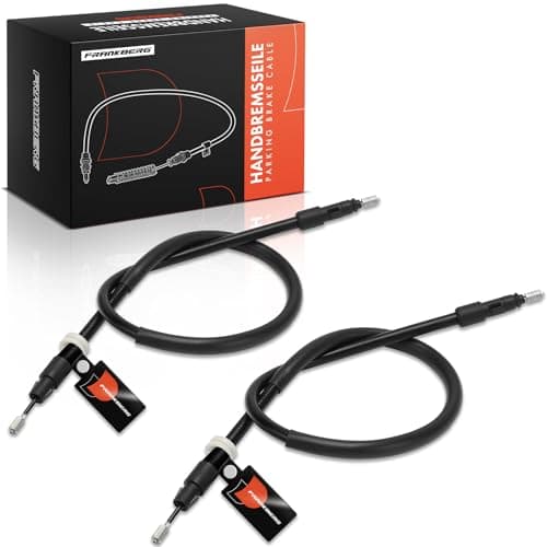 Image of Frankberg Handbrake Cable Parking Brake Rear Compatible with GL-Class X164 3.0L-5.5L 2006-2012 M-Class W164 3.0L-6.2L 2005-2011 Replace# 1644200385