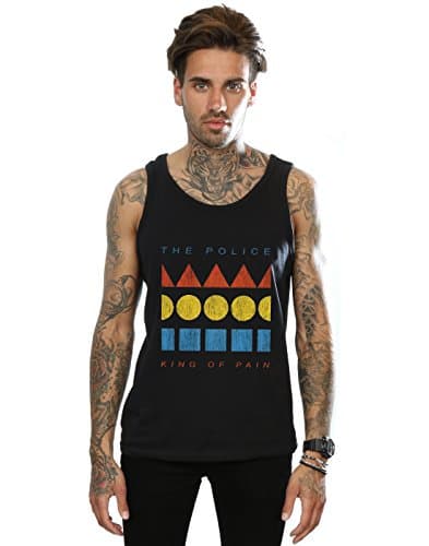 Image of The Police Men's King of Pain Vest Black Medium