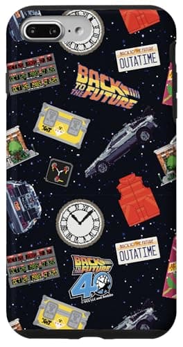Image of Back To The Future 40th Anniversary Starry Collage AOP Case for iPhone 7 Plus/8 Plus