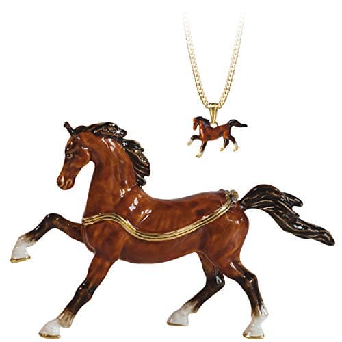 Image of Arora Secrets from Hidden Treasures 1085 Horse Trinket Box