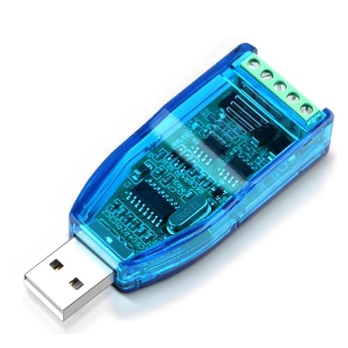 Image of BOJKEON USB to RS485 RS422 Converter Adapter with TVS Protection, CH341 Chip for Modbus Communication, Support Windows11/10/8/7/XP, Linux, Mac OS (USB to RS485/422)
