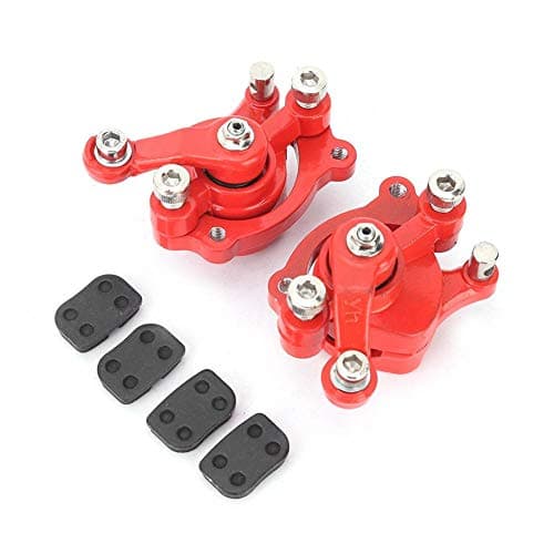 Image of Qiilu Front Rear Disc Brake Caliper, Disc Brake Caliper Pads Set for Chinese Mini Moto Kid ATV Quad