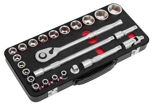 Image of Sealey Premier Platinum 24pc 1/2" Sq Drive Socket Set - AK7924
