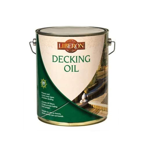 Image of Liberon Decking Oil 5 Litre - Medium Oak