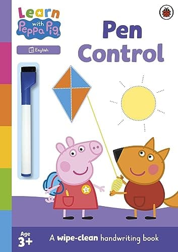 Image of Learn with Peppa: Pen Control wipe-clean activity book