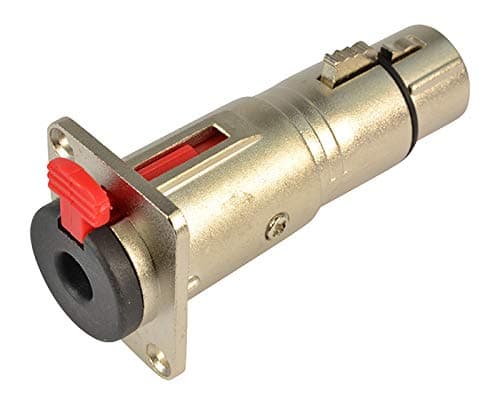 Image of Through Panel Connector - Panel Jack to Female XLR Rear Connection