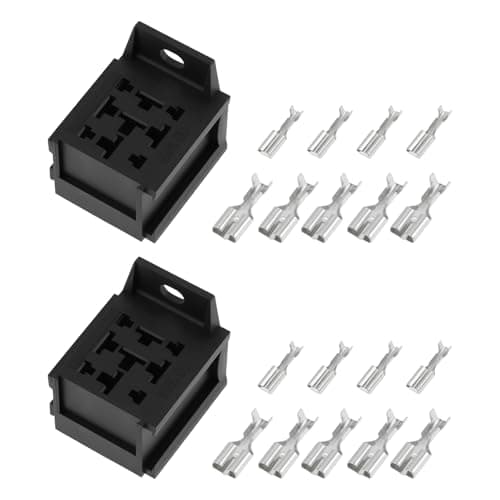 Image of OTOTEC 2Pcs Automotive 9-Pin Relay Socket with Terminals for 4/5 Pin Relays