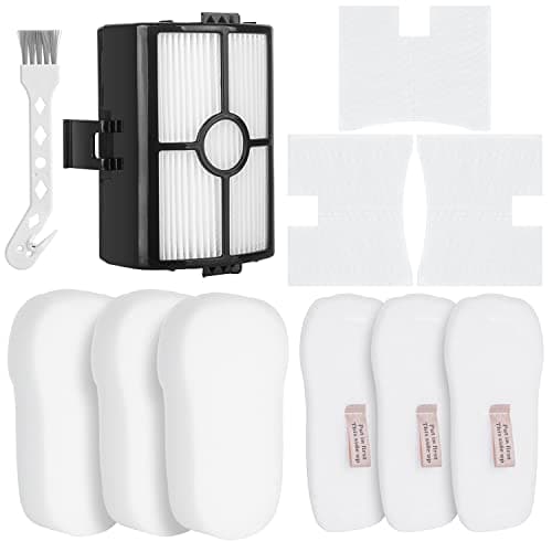 Image of iVanzoll HZ500UKT Filters for Shark HZ500UK, HZ500UKT,HZ2000, HZ2002, HZ251 Anti Hair Wrap Corded Stick Vacuum Cleaner, 1 HEPA Filter and 3 Foam & Felt Filters