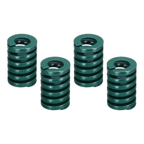 Image of sourcing map 4 Pcs 3D Printer Die Spring, 20mm OD 30mm Length Light Load Compression Mould Die Spring for Mechanical Equipment 3D Printer Electric Part Accessories, Green