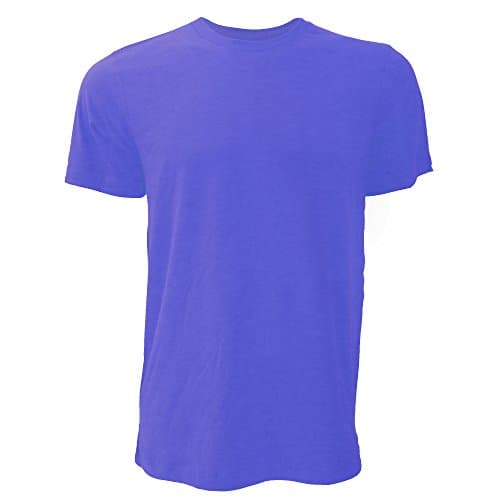 Image of Bella + Canvas Unisex Jersey Crew Neck T-Shirt Short Sleeve Heather Navy 2XL