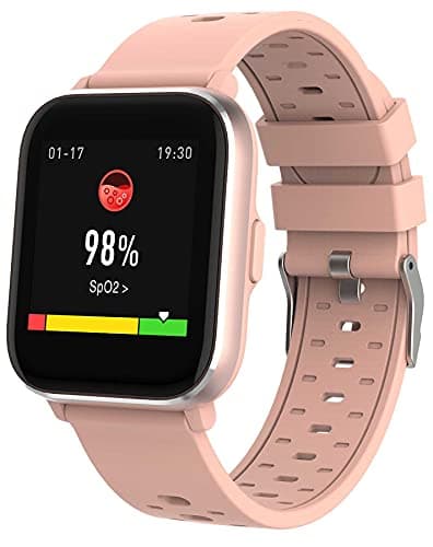 Image of Denver SW-164 Bluetooth Waterproof Smart Watch - Body Temp, Blood Oxygen, Heart Rate, Sleep Monitor - Sports Activity Tracker - iOS and Android (UK Version)