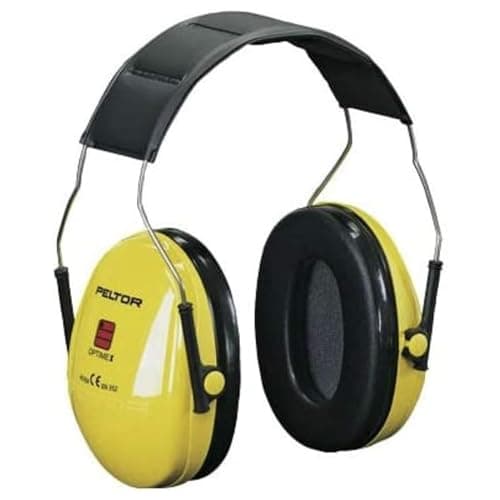 Image of 3M Peltor Comfort H510AC Ear Protectors – Yellow and Black, Adjustable Headband, Lightweight Hearing Protection for Workshop, Garden, DIY, Reduces Noise Exposure, Comfortable Fit