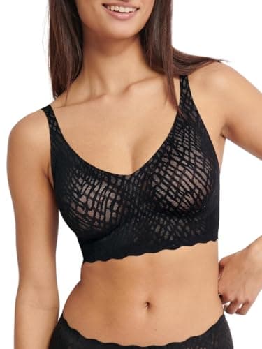 Image of Sloggi Women's sloggi ZERO Feel Bliss Bralette, Black