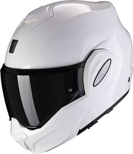 Image of Scorpion Exo-Tech Evo Solid Helmet, white, L (58/59)