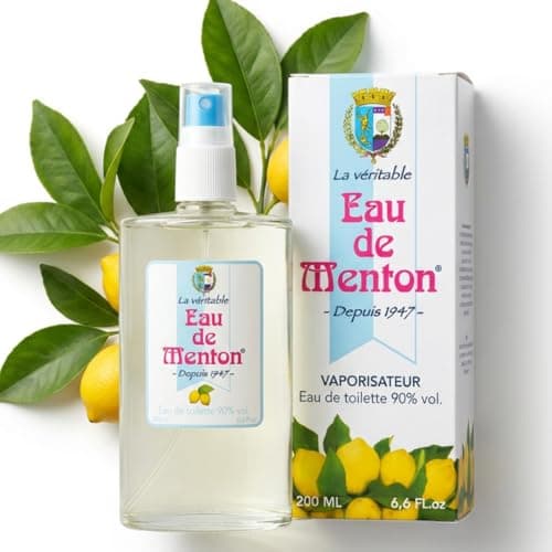 Image of Eau de Menton - Lemon Eau de Toilette - Natural Vegan Citrus Fragrance - Light Fresh Unisex Perfume - Made in France - 3.4 fl oz (200 ML)