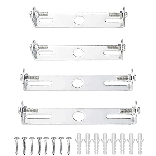 Image of Moscare 4PCS Ceiling Fixture Light Fixture Bracket,9cm/10.5cm Ceiling Fixture Light Fixture Pendant Bracket with Screws for Home Office