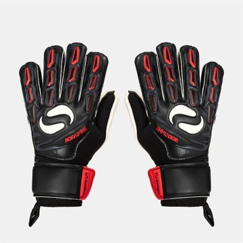 Image of Sondico Kids AeroSpine Junior Goalkeeper Gloves Breathable Black/red 4