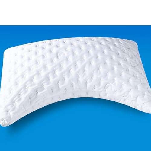 Image of SKYNY Cooling Side Sleeper Pillow for Neck and Shoulder Pain Relief, Adjustable Shredded Memory Foam Neck Pillows Sleeping, Cervical Support Bed Pillows, Queen Size Bed Pillows for Sleeping