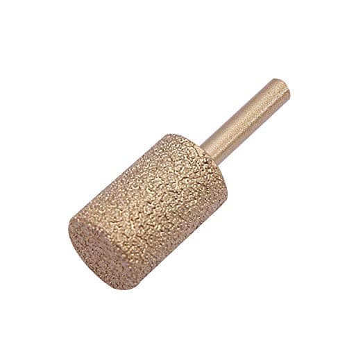 Image of KATSU Tools Die Grinder Burr Diamond Router Bit 6mm Shank Grit 40# Cylinder 20x30
