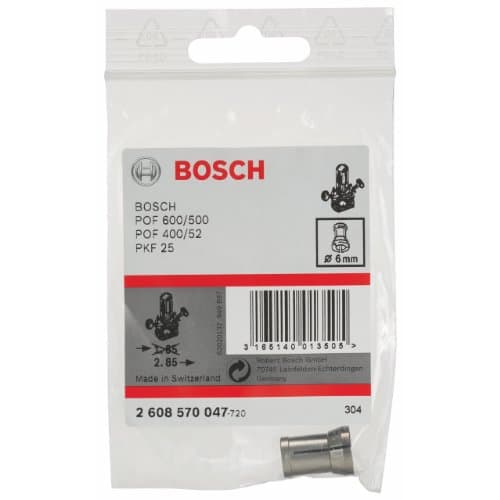 Image of Bosch Collet Without Locking Nut (Ø 6mm, Accessories for Routers)