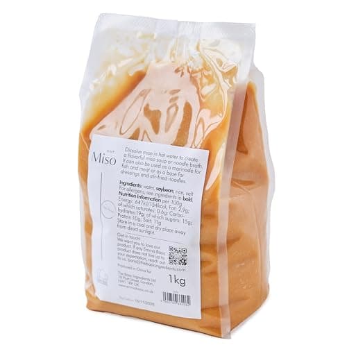 Image of Emma Basic Miso Paste 1kg | Unpasteurised | Traditionaly Fermented I Gluten Free | Umami | Miso Soup | Non-GMO