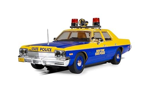 Image of Scalextric C4636 Dodge Monaco NY State Police Slot Cars racing circuit