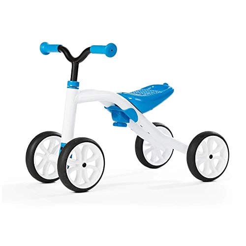 Image of Chillafish Quadie Grow - Blue | Adjustable Ride-On for Kids 1-3 | Lightweight & Portable
